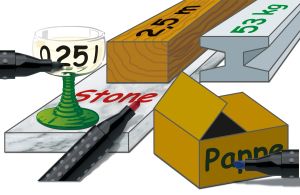 Faber-Castell Перманентен маркер Grip 1504, объл, червен