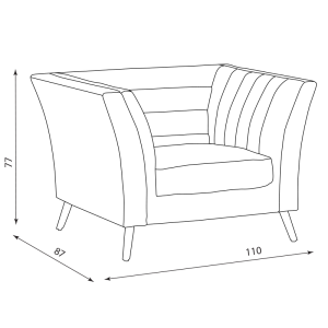 Кресло ESPEN - бежово SD