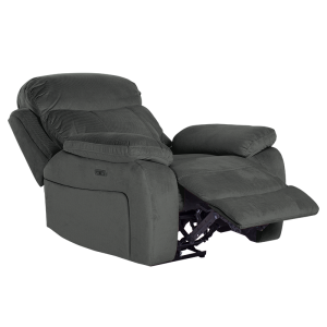 Фотьойл с електрически релакс механизъм SELENA LUX - тъмносив 457