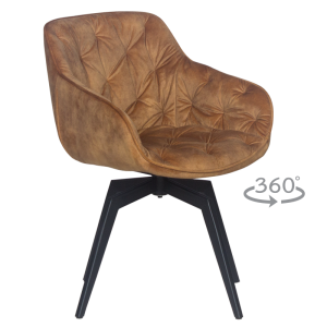 Трапезен стол BUXTON - оранжев MJ 1