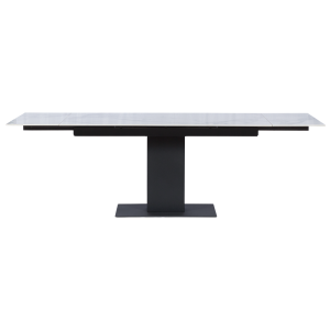 Разтегателна трапезна маса JURATA - бяла