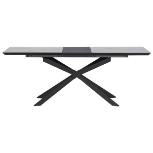 Разтегателна трапезна маса OMAHA - бял - тъмносив