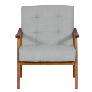 Кресло LEO - орех - сив