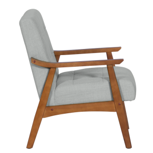 Кресло LEO - орех - сив