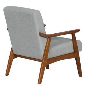 Кресло LEO - орех - сив