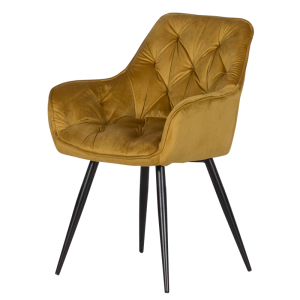 Трапезен стол LATINA - жълт