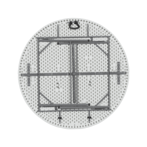 Сгъваемa кетъринг маса Carmen 9946 - бяла