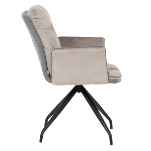 Трапезен стол MARLOW - мишо сив BF 2