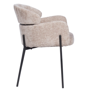 Трапезен стол CROTONE - светлобежов