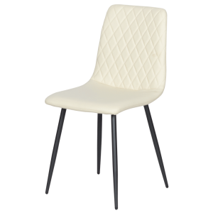 Трапезен стол MONZA еко кожа - крем