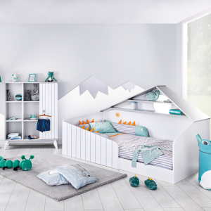 Детско легло къща Монтесори BIRD HOUSE 100 х 200