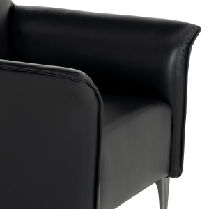 Кожен фотьойл NEXO LUX - черен