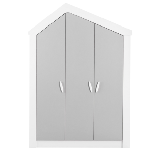 Трикрилен детски гардероб WHITE HOUSE