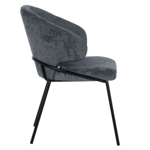 Трапезен стол RENO - сиво-син