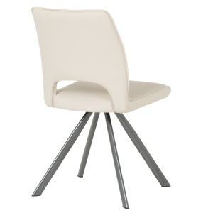 Трапезен стол CRAVEN 2 силиконова кожа - капучино 04