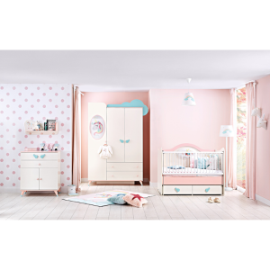 Трикрилен детски гардероб UNICORN