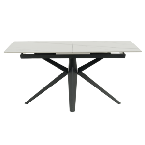 Разтегателна трапезна маса ZORY - бяла