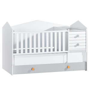 Бебешка кошара и детско легло 2в1 BIRD HOUSE 70 x 170