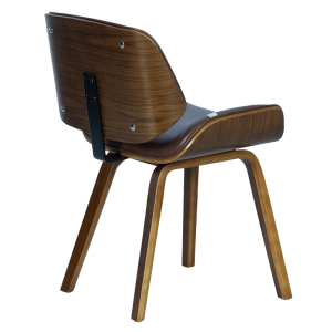 Трапезен стол Carmen 9976 - орех-искрящо кафяв