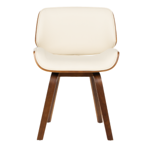 Трапезен стол Carmen 9976 - орех-крем