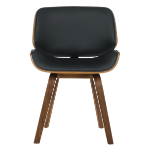 Трапезен стол Carmen 9976 - орех-черен