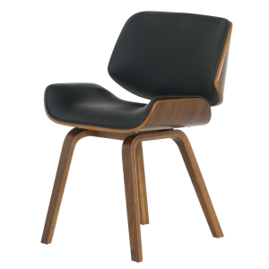 Трапезен стол Carmen 9976 - орех-черен