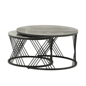 Комплект помощни холни масички LAHOLM - сив