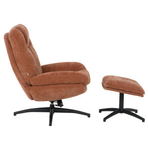 Кресло с табуретка PORTO - охра