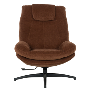 Кресло с табуретка PORTO - кафяво