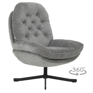 Кресло BRAGA - сиво