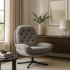 Кресло BRAGA - сиво