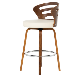 Бар стол Carmen 4041 - орех - крем