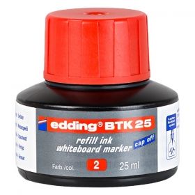 Мастило Edding BTK25 за маркери за бяла дъска, Червен