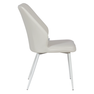 Трапезен стол LAREDO 3 Y силиконова кожа - шампанско 02