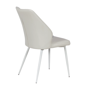 Трапезен стол LAREDO 3 Y силиконова кожа - шампанско 02