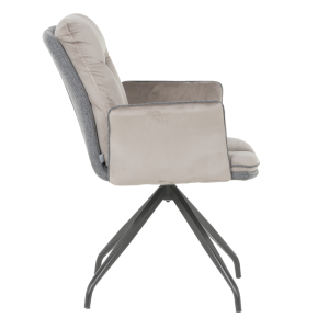 Трапезен стол MARLOW 2 - мишо сив BF 2