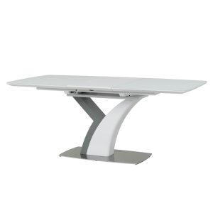 Разтегателна трапезна маса OMIS - бяла