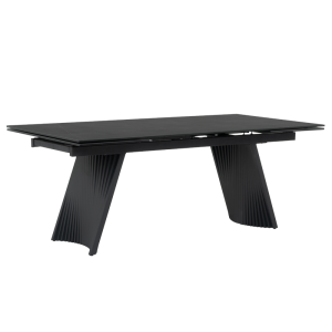 Разтегателна трапезна маса KOWAL - черна