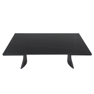 Разтегателна трапезна маса KOWAL - черна
