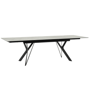 Разтегателна трапезна маса MARKI - бяла