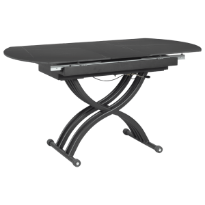 Разтегателна маса с повдигащ механизъм LESKO - черна