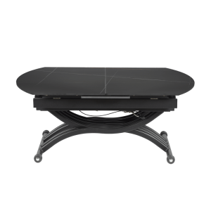 Разтегателна маса с повдигащ механизъм LESKO - черна