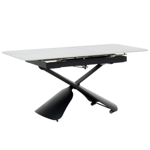 Разтегателна маса с повдигащ механизъм CAGUA - бяла