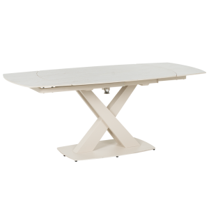Разтегателна трапезна маса MATEO - крем
