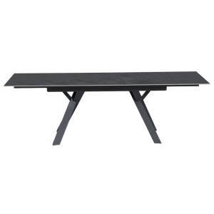 Разтегателна трапезна маса OPOLE - тъмносива