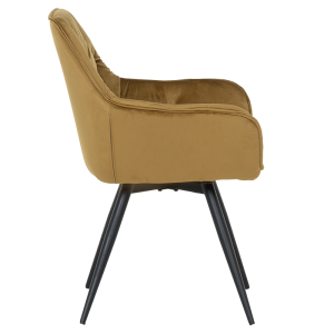 Трапезен стол LATINA PREMIUM - жълт