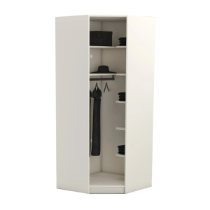 Ъглов гардероб YORK - крем