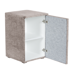 Нощно шкафче за спалня PUZZLE дясно - бежов 03