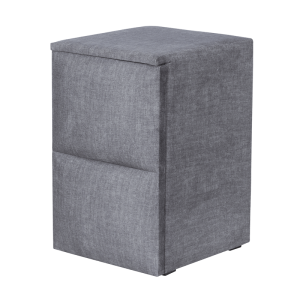 Нощно шкафче за спалня PUZZLE ляво - сив 16