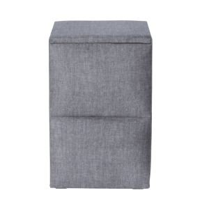 Нощно шкафче за спалня PUZZLE ляво - сив 16
